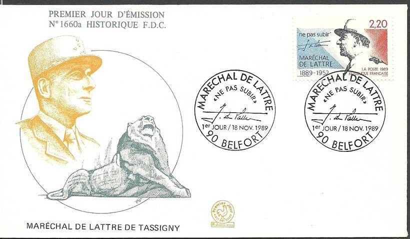 Znaczek Francja 1989 Mi 2749 FDC