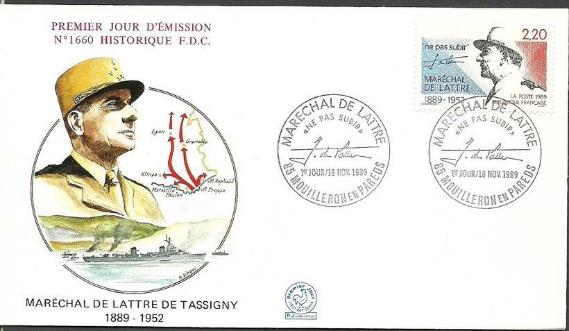 Znaczek Francja 1989 Mi 2749 FDC