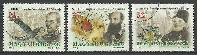 Znaczek Węgry 1999 Mi spe 4529-4531 Czyste **