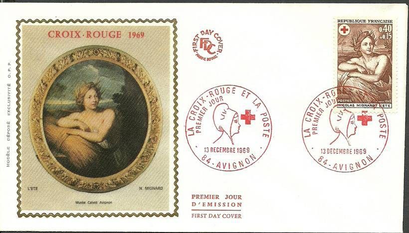 Znaczek Francja 1969 Mi S1692 FDC
