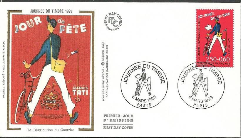 Znaczek Francja 1993 Mi S2940x FDC