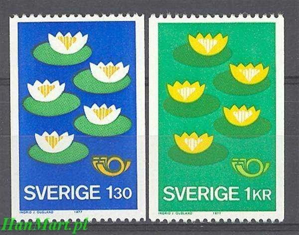 Znaczek Szwecja 1977 Mi 972-973 Czyste **