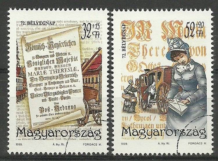 Znaczek Węgry 1999 Mi spe 4553-4554 Czyste **