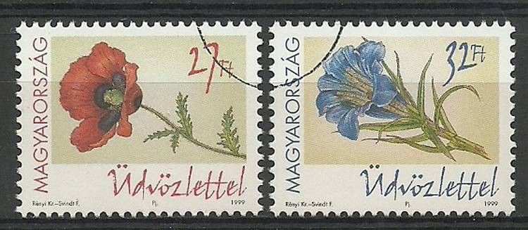 Znaczek Węgry 1999 Mi spe 4557-4558 Czyste **