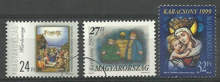 Znaczek Węgry 1999 Mi spe 4566-4568 Czyste **