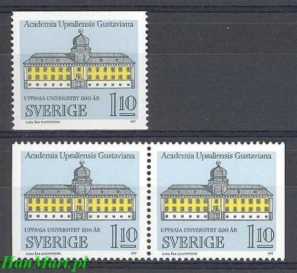 Znaczek Szwecja 1977 Mi 988a,dl,dr Czyste **