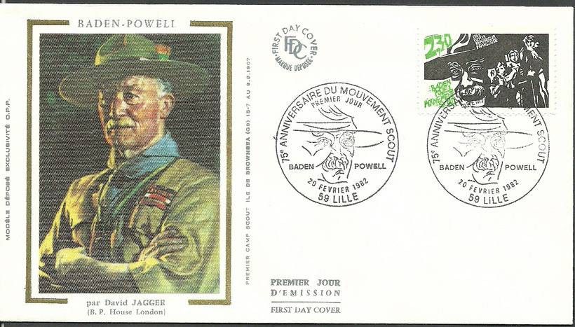 Znaczek Francja 1982 Mi S2323 FDC
