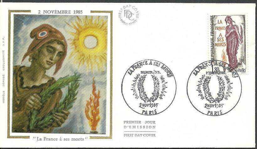 Znaczek Francja 1985 Mi S2520 FDC