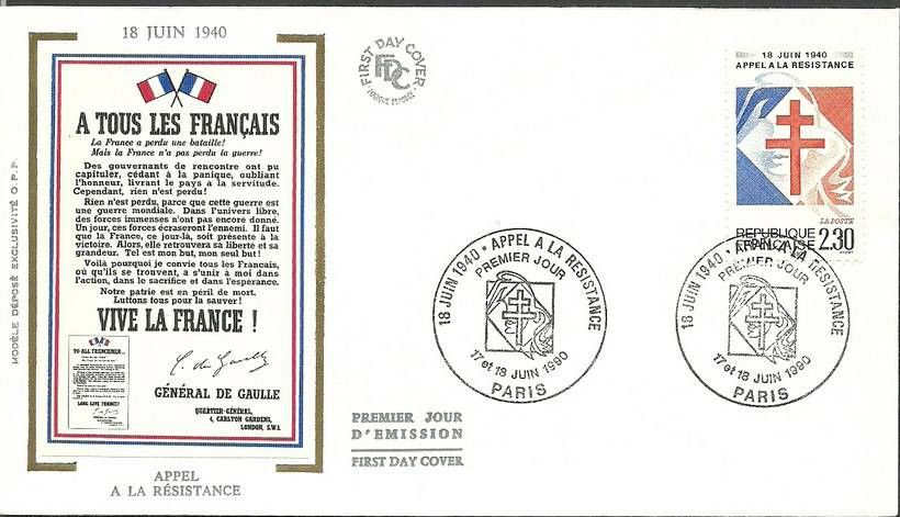 Znaczek Francja 1990 Mi S2789 FDC