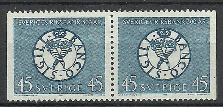 Znaczek Szwecja 1968 Mi 603DlDr Czyste **