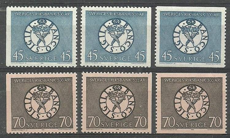 Znaczek Szwecja 1968 Mi 603-604ADlDr Czyste **