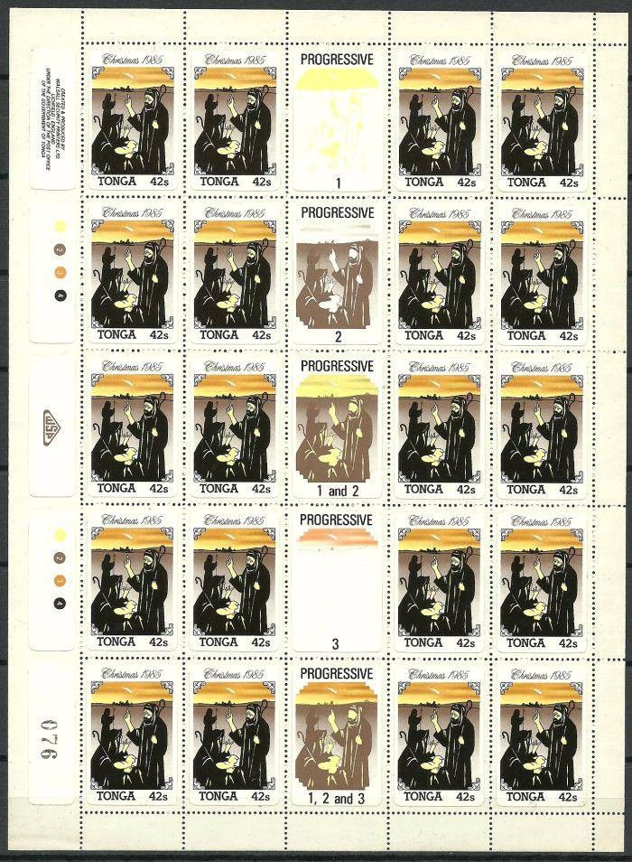 Znaczek Tonga 1985 Mi ark 929 Czyste **