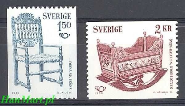 Znaczek Szwecja 1980 Mi 1115-1116 Czyste **