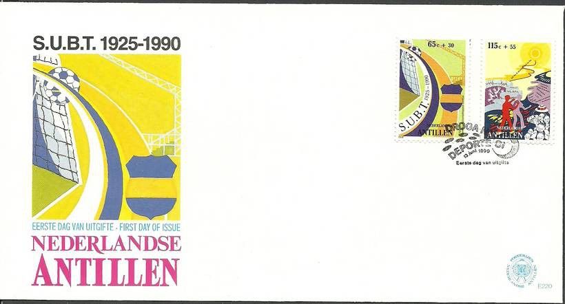 Znaczek Antyle Holenderskie 1990 Mi 688-689 FDC