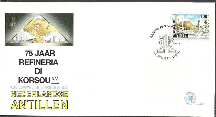 Znaczek Antyle Holenderskie 1990 Mi 699 FDC