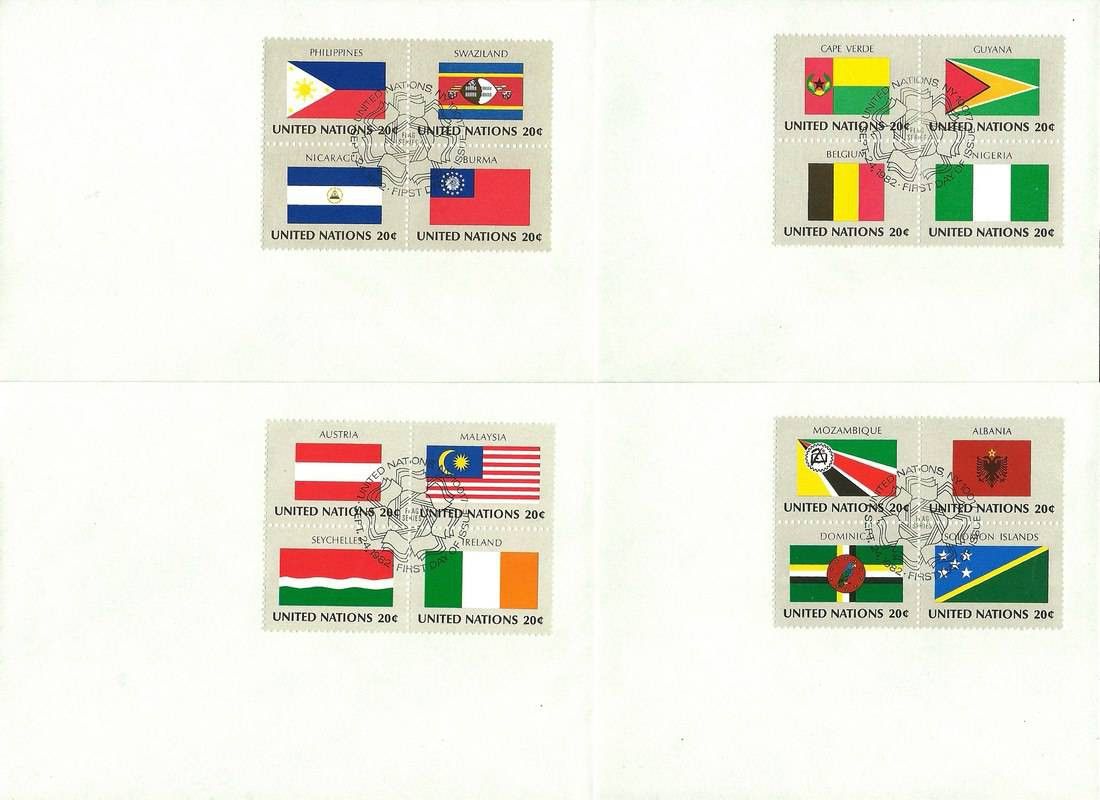 Znaczek Narody Zjednoczone Nowy Jork 1982 Mi 397-412 FDC