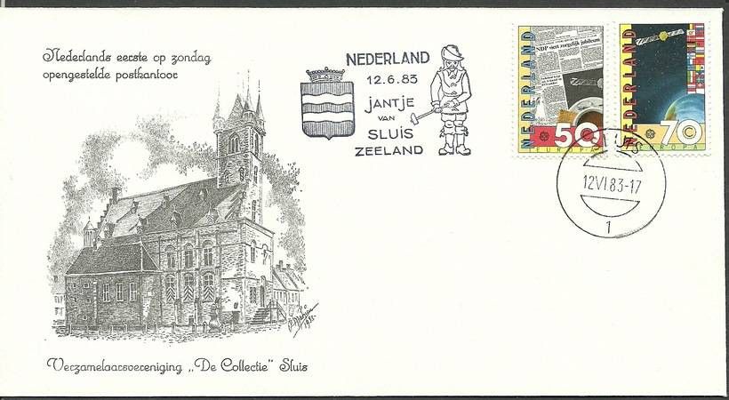 Znaczek Holandia 1983 Mi 1232-1233 FDC