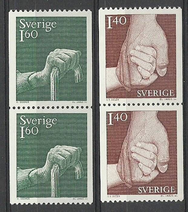 Znaczek Szwecja 1980 Mi 1103-1104 Czyste **