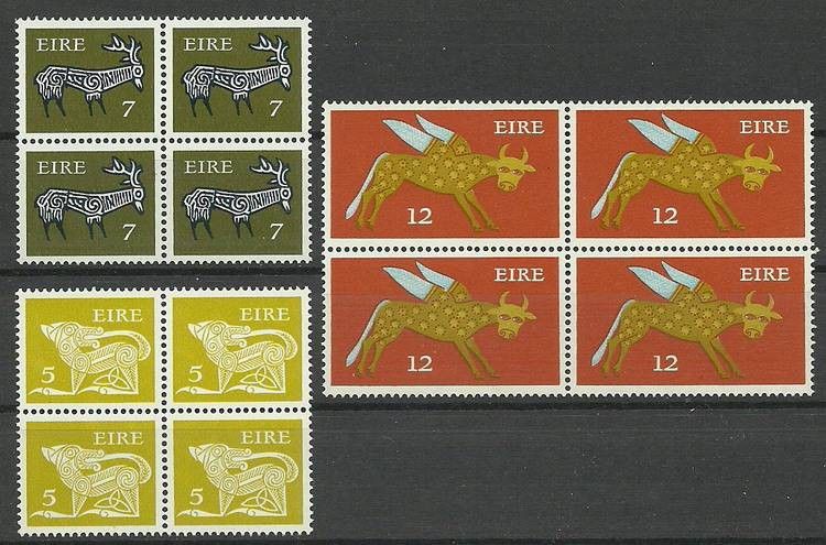 Znaczek Irlandia 1974 Mi 298-300xA Czyste **