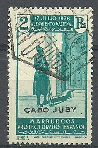 Znaczek Maroko 1937 Mi 93Cabo Stemplowane