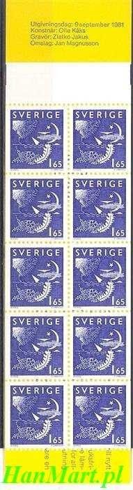 Znaczek Szwecja 1981 Mi mh 1158 Czyste **