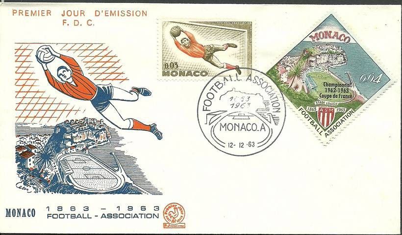 Znaczek Monako 1963 Mi 746+747 FDC