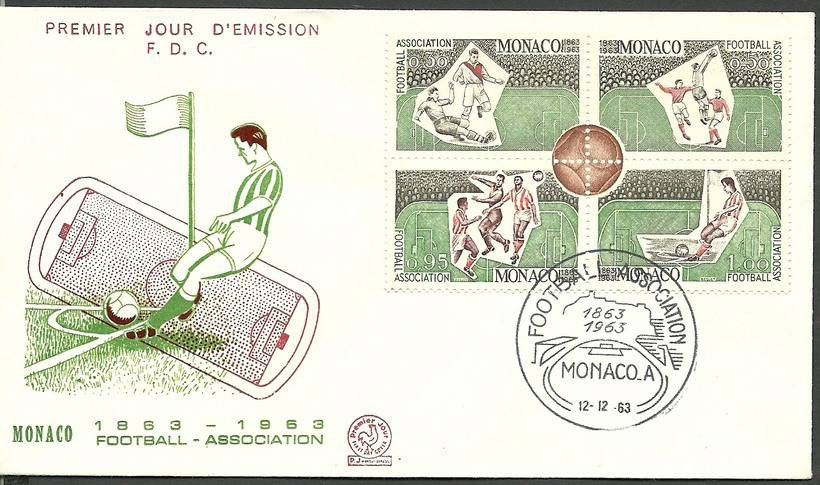 Znaczek Monako 1963 Mi 752-755 FDC