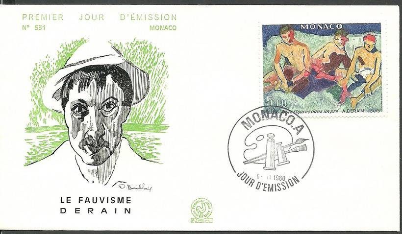 Znaczek Monako 1980 Mi 1440 FDC