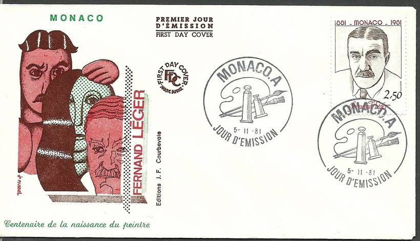 Znaczek Monako 1981 Mi 1493 FDC