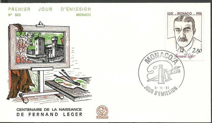 Znaczek Monako 1981 Mi 1493 FDC