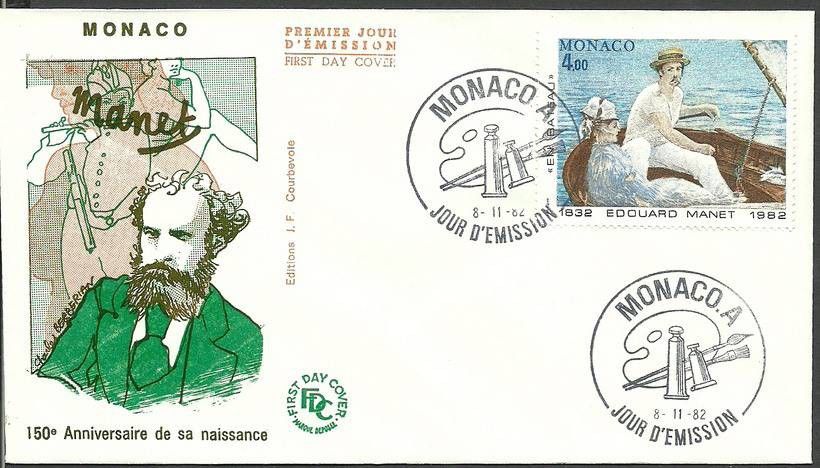 Znaczek Monako 1982 Mi 1556 FDC