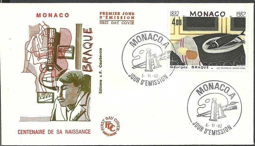 Znaczek Monako 1982 Mi 1557 FDC
