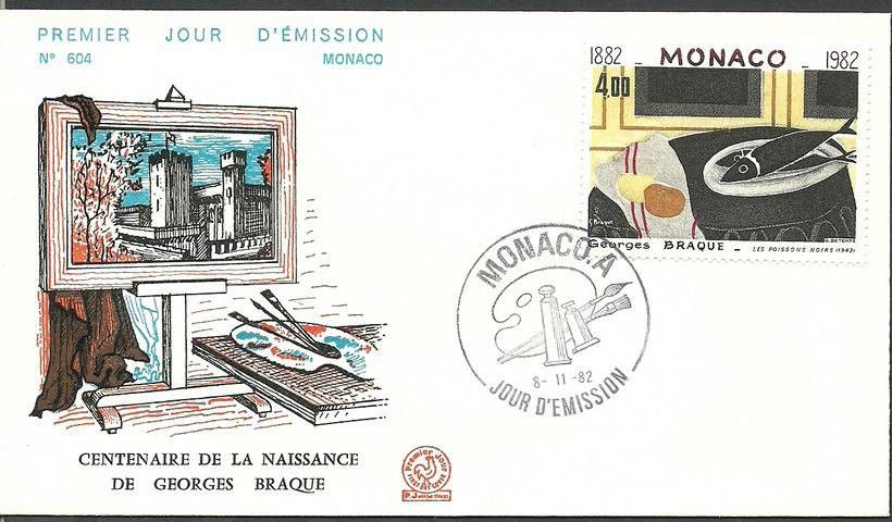 Znaczek Monako 1982 Mi 1557 FDC