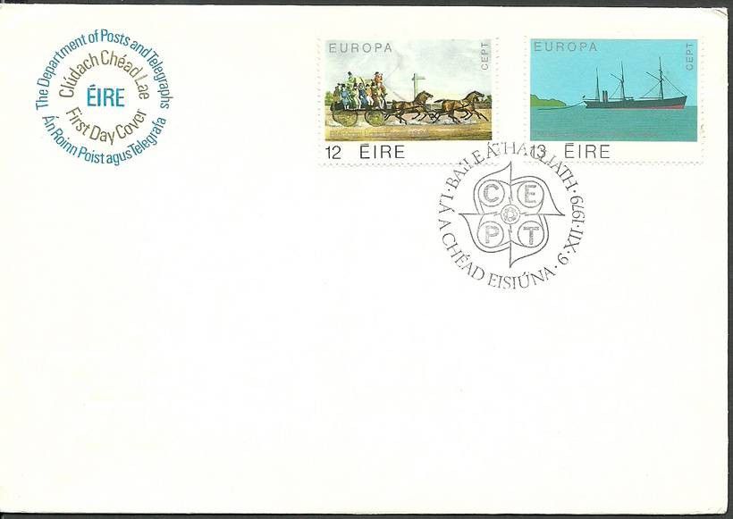Znaczek Irlandia 1979 Mi 412-413 FDC