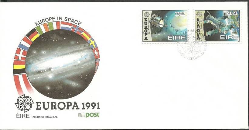 Znaczek Irlandia 1991 Mi 759-760 FDC