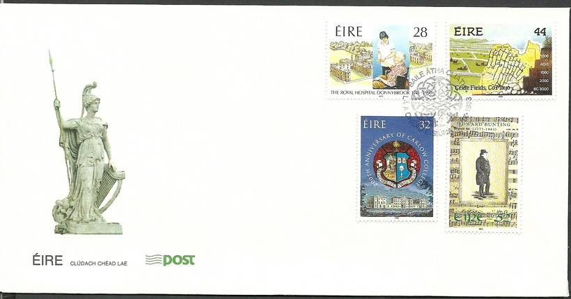 Znaczek Irlandia 1993 Mi 831+832+833+834 FDC