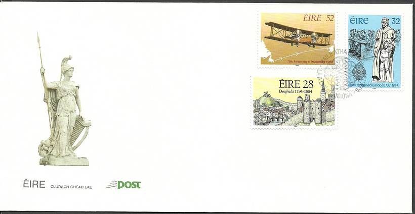 Znaczek Irlandia 1994 Mi 871+872+873 FDC