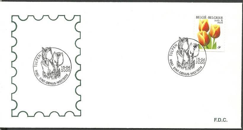 Znaczek Belgia 2000 Mi 2958 FDC