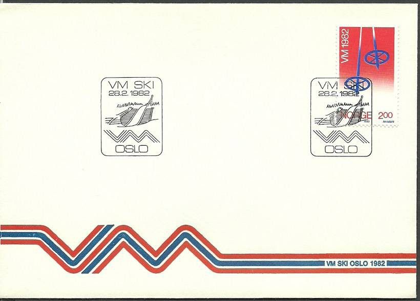 Znaczek Norwegia 1982 Mi 853 FDC