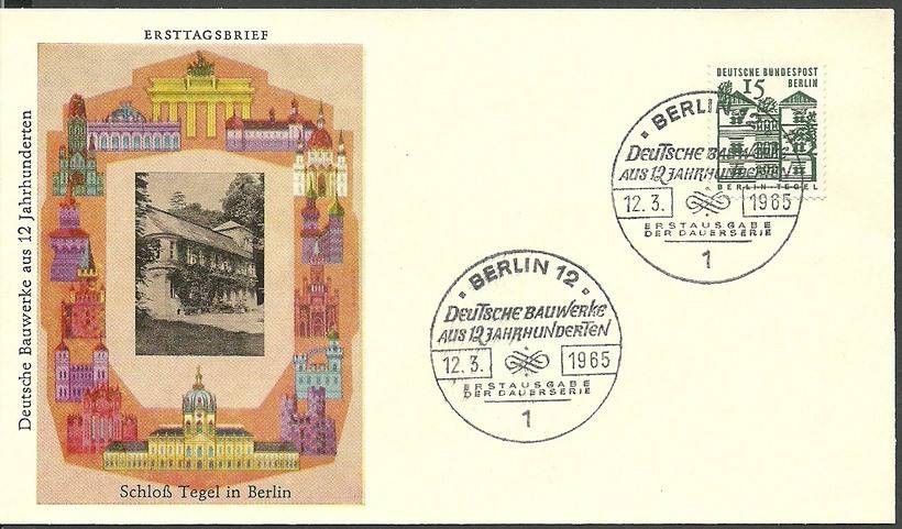 Znaczek Berlin Niemcy 1964 Mi 243 FDC