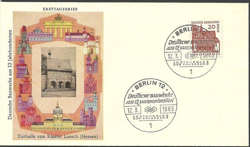 Znaczek Berlin Niemcy 1964 Mi 244 FDC