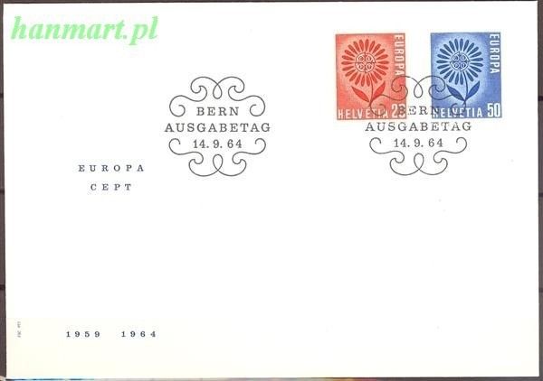 Znaczek Szwajcaria 1964 Mi 800-801 FDC