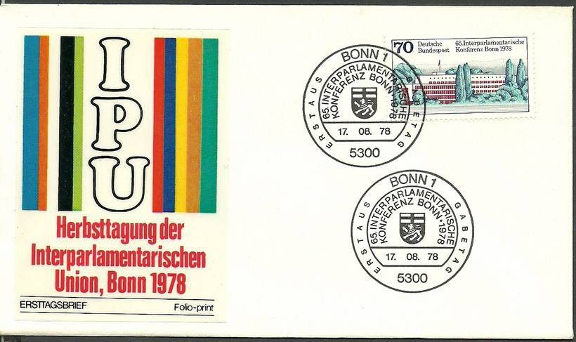 Znaczek Niemcy 1978 Mi 976 FDC