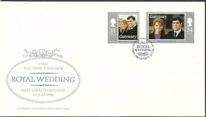 Znaczek Guernsey 1986 Mi 361-362 FDC