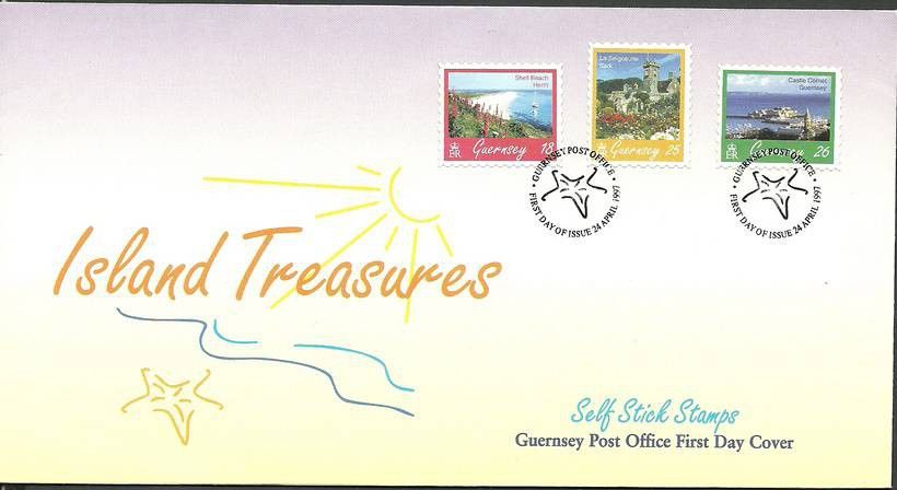 Znaczek Guernsey 1997 Mi 736-738 FDC