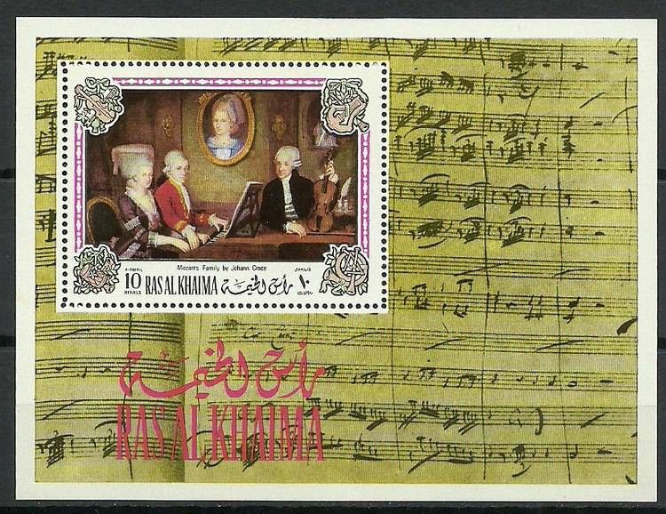 Znaczek Ras Al Khaima 1972 Mi bl 115 Czyste **