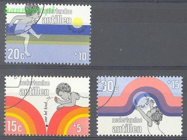 Znaczek Antyle Holenderskie 1972 Mi 251-253 Stemplowane