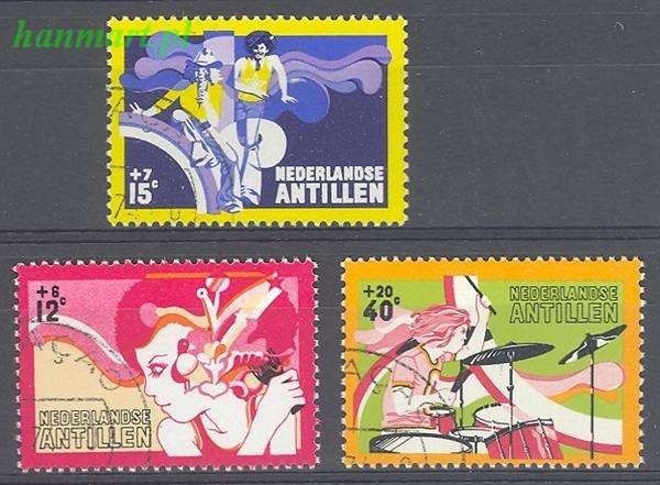 Znaczek Antyle Holenderskie 1974 Mi 281-283 Stemplowane