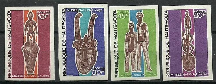 Znaczek Górna Wolta 1970 Mi 282-285B Czyste **