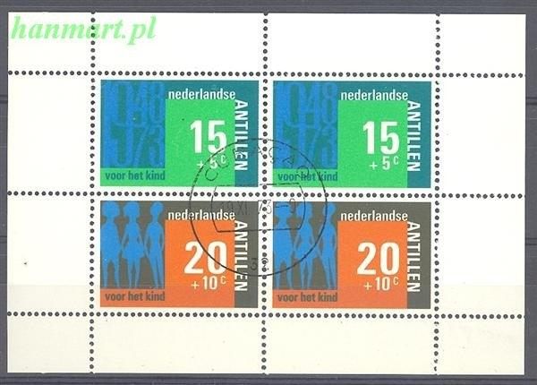 Znaczek Antyle Holenderskie 1973 Mi bl 3 Stemplowane